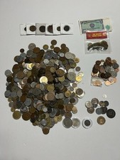 6+ Lbs of World Foreign Coins - Pre 1900s, WW2, Soviet, Religious, Old Copper picture
