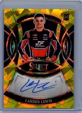 2026 Panini Select #S-LLS Landen Lewis Signatures Gold Ice Prizms #/10 picture