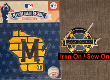 Bob Uecker Milwaukee Brewers Memorial Patch + Baseball Sleeve Jersey Patch V2 picture