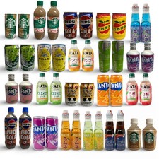 Imported Asian Japanese Drinks Sampler – 4 Unique Beverages | Rotating Variety, picture