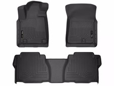 Husky Weatherbeater Floor Liners Fit 07-11 Tundra CrewMax/Dbl Front/2nd 3p Black picture