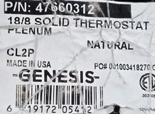 Southwire Genesis 4766 18/8C Solid Plenum Thermostat Cable CL2P White /50ft picture