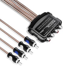 RECOIL MGLI4 Mini 4Channel RCA Stereo Ground Loop Isolator for Audio Signal picture