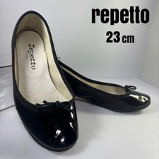 REPETTO Camille Ballet Flats Black Patent Leather Size 23.0 cm Shoes picture