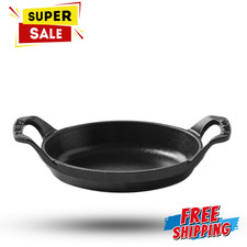 [FASH SALE] Staub Enameled Cast Iron Oval Gratin Baking Dish 5.5 NEW picture