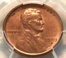 1909 S VDB Lincoln Wheat Copper Cent 1C picture