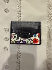 Gucci X Balenciaga Hacker multicolor Floral Printed card case Wallet picture
