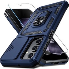 For Samsung Galaxy A16 5G Case Heavy-Duty Tough Dual Layer Cover +Tempered Glass picture