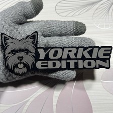 Yorkshire Terrier Badge Emblem Yorkie Edition, Doggy Dog Car Badge Truck Emblem picture