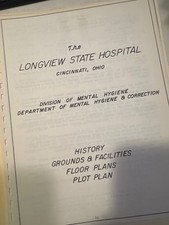 Rare c50s History Longview Cincinnati Ohio Insane Asylum State Hospital 76p COPY picture