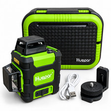 Huepar HM03CG 3D 360° Green Laser Level Self Leveling Kit New Open Box picture