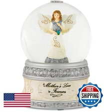 Pavilion Gift Company Elements 82329 100mm Musical Water Globe Angel Figurine picture