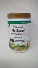 NaturVet No Scoot Digestive Supoort Pumpkin  Healthy Bowels & Anal Glands 120ct picture
