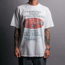 Vintage 1994 Lollapalooza Short Sleeve Graphic Pritn White T-Shirt picture