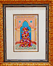 Anatole Krasnyansky, Offset Lithograph, Framed  Hand Signed. picture