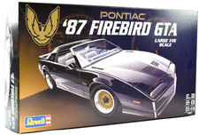 Revell 1987 Pontiac Firebird GTA Large 1/16 Scale Plastic Model Car Kit 14535 picture