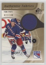 2005-06 SP Game Used Edition Authentic Fabrics Gold 22/100 Tom Poti #AF-TP 0uj7 picture
