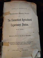 Vintage Connecticut Agricultural Experiment Station For 1893 picture