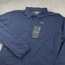 OUTDOOR RESEARCH Microlight Shirt Jacket Men XL Blue Pertex Quantum Hiking NWT picture