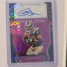 Panini Prizm 2019 Franchise Legends Autographs Isaac Bruce #FR-IB Rams  04/25 picture