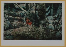 1981 Northern Eagle Russian Epic Slavic Hunter Winter ART VASILIEV USSR Postcard picture