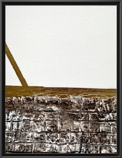 Rutenberg Abstract Texture Original Signed Mixed Media Art Painting 16x20 picture