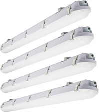 4FT LED Vapor Tight Light, 40W 4800Lm(100W Eq.) Vapor Proof Light Fixture, 5000K picture