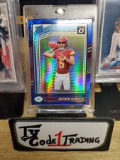 2024 Jayden Daniels Donruss Optic Rated Rookie Blue Hyper Prizm RC MINT 🔥🔥 QTY picture