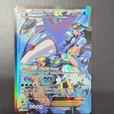 Pokemon TCG Team Aqua's Kyogre EX 6/34 Double Crisis Ultra Rare Holo HP190 picture