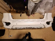 NEW W166 2012-2015 ML63 AMG Painted Rear Bumper OEM Diamond White 799 picture