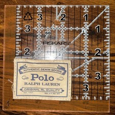 Ralph Lauren Polo Authentic Denim Goods Patch Rare Rugby picture