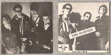RARE - The Damned 3 Pack (Live at 100 Club + 2x New Rose/Help) - Strong VG+ play picture