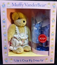 Muffy Vanderbear + Accessories LIFE IS ONE BIG DRESS UP Bear Set 1998 NEW BOXED picture