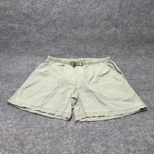 Vintage Gramicci Belted Nylon Shorts Mens Large Green Outdoor Hike Made in USA picture
