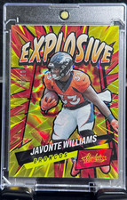 2022 Panini Absolute Explosive Gold /10  Javonte Williams SSP E22 picture