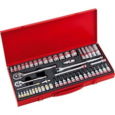 SK11 Socket wrench set TS-2352M Drive size: 6.3mm 9.5mm 52 pieces 1 set picture