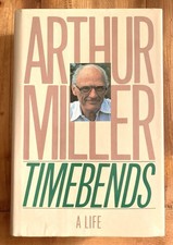 TIMEBENDS: A LIFE by ARTHUR MILLER 1987 *SIGNED* FIRST PRINTING HC/DJ MEMOIR VG picture