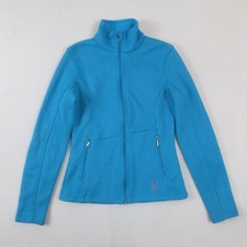 Spyder Endure Core Sweater Jacket Womens Small Riviera Blue Full Zip 508282 picture