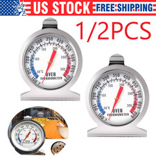 Oven Thermometer Stainless Steel Classic Stand Up Food Meat Temperature Gauge5-1 picture