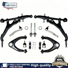 12Pcs Front Upper Lower Control Arms Tie Rods Sway Bar for 1996-2000 Honda Civic picture