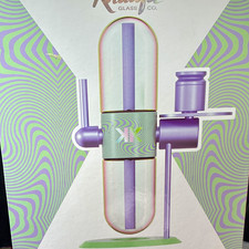 Stündenglass x Khalifa Glass Co. Gravity Infuser Hookah Boxed Set Purple/Green picture