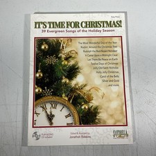 It's Time for Christmas 39 Evergreen Holiday Songs Accompanying CD AUDIONew(16 picture