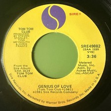 Tom Tom Club – Genius Of Love 7” Vinyl Sire 1981 Synth Pop Dub 45 Rock Electro x picture