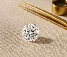 Natural D Color Loose 5.00 Ct Round Cut Lab Grown CVD Diamond VVS1 Certified picture