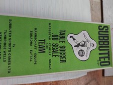 Subbuteo HW team Ref 50 Brazil original box. Heavyweight 70s excellent condition picture