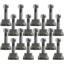 Aftermarket 16Pcs Stump Grinder Teeth Compatible with Vermeer 16Pack, Yellow picture