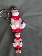 Vintage 00s Coca Cola Polar Bears keychain picture