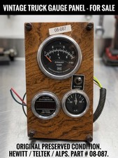 Peterbilt Hewitt Pyrometer Gauge Panel Assembly For Peterbilt 379 picture
