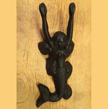 Black Mermaid Kid's Bootjack Nautical Decor **2