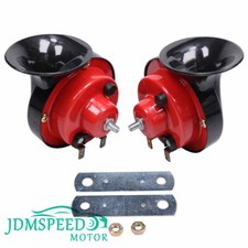 2pcs 300DB 12V Super Snail Air Train Horn For Boat Truck Car Motorcycle Electric picture